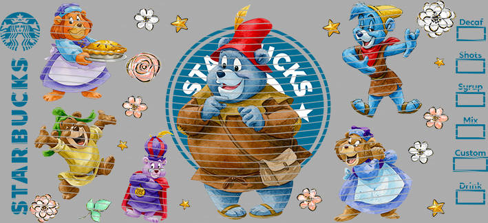 16oz Disney style-D-2879